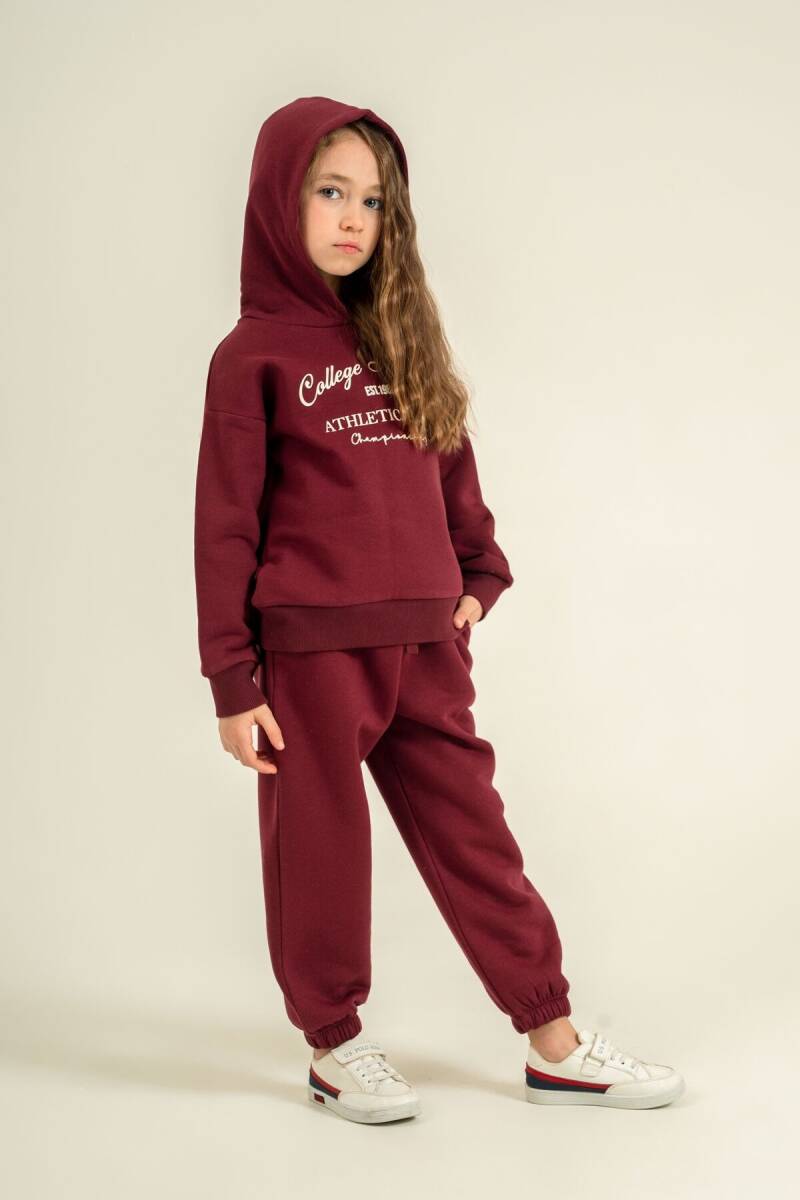 Rolypoly Kız Çocuk College League Mor Eşofman Takımı RP3925-C-V2 - 8