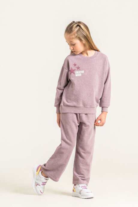 Rolypoly Kız Çocuk Creative Mood Mavi Eşofman Takımı RP3927-C-V3 - 6