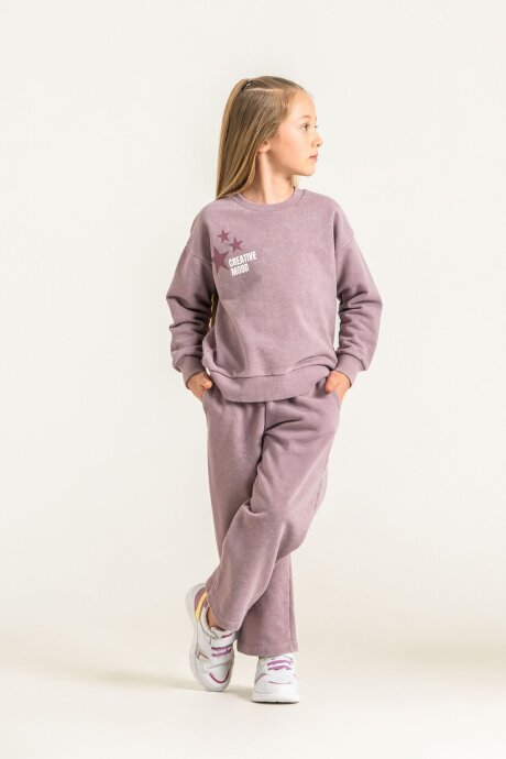Rolypoly Kız Çocuk Creative Mood Mavi Eşofman Takımı RP3927-C-V3