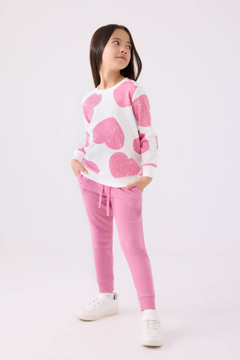 Rolypoly Kız Çocuk Pembe Eşofman Takımı Rolypoly Kız Çocuk Pembe Eşofman Takımı