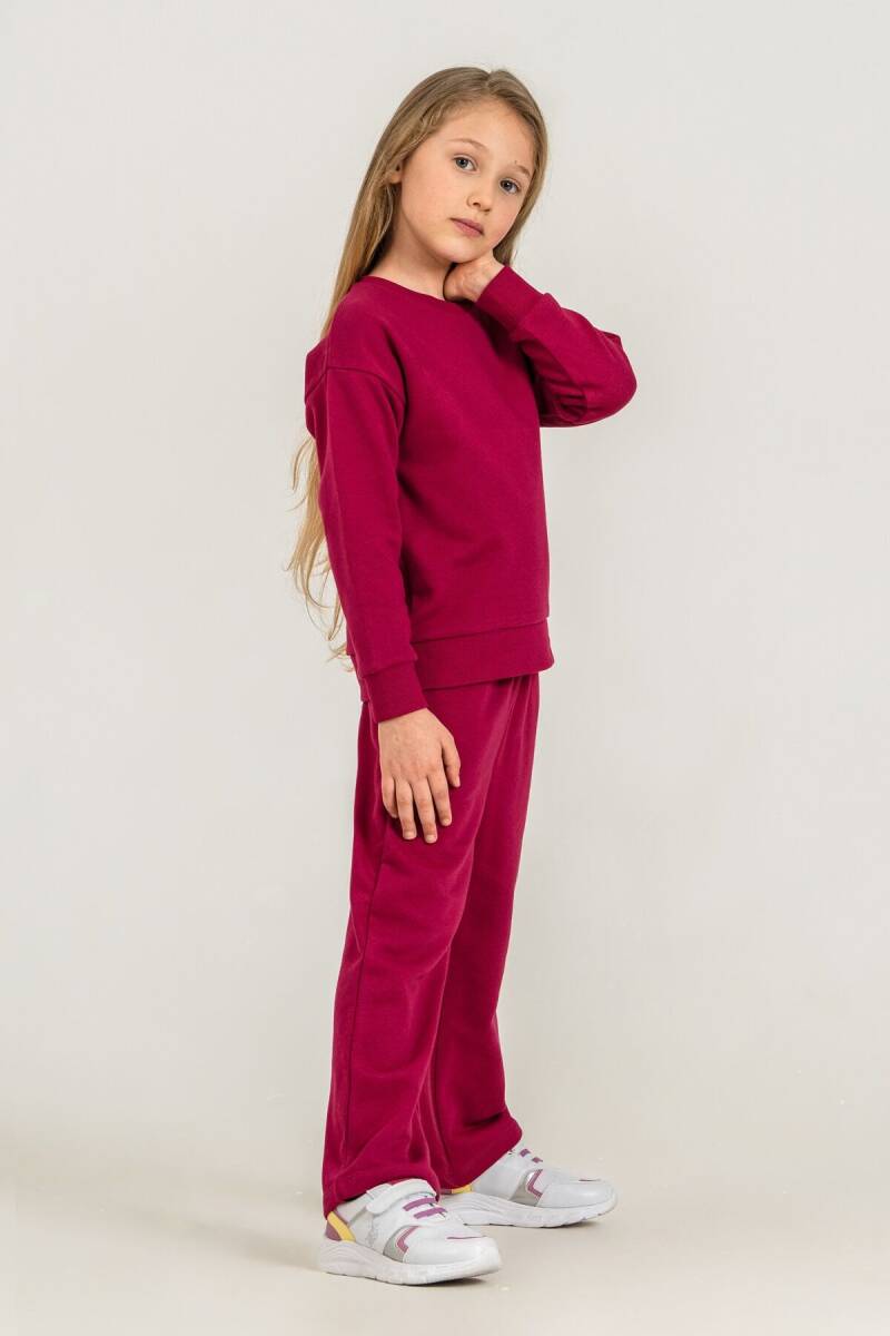 Rolypoly Kız Çocuk Sweet And Chic Bordo Eşofman Takımı RP3921-C-V2 - 2