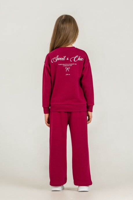 Rolypoly Kız Çocuk Sweet And Chic Bordo Eşofman Takımı RP3921-C-V2 - 4