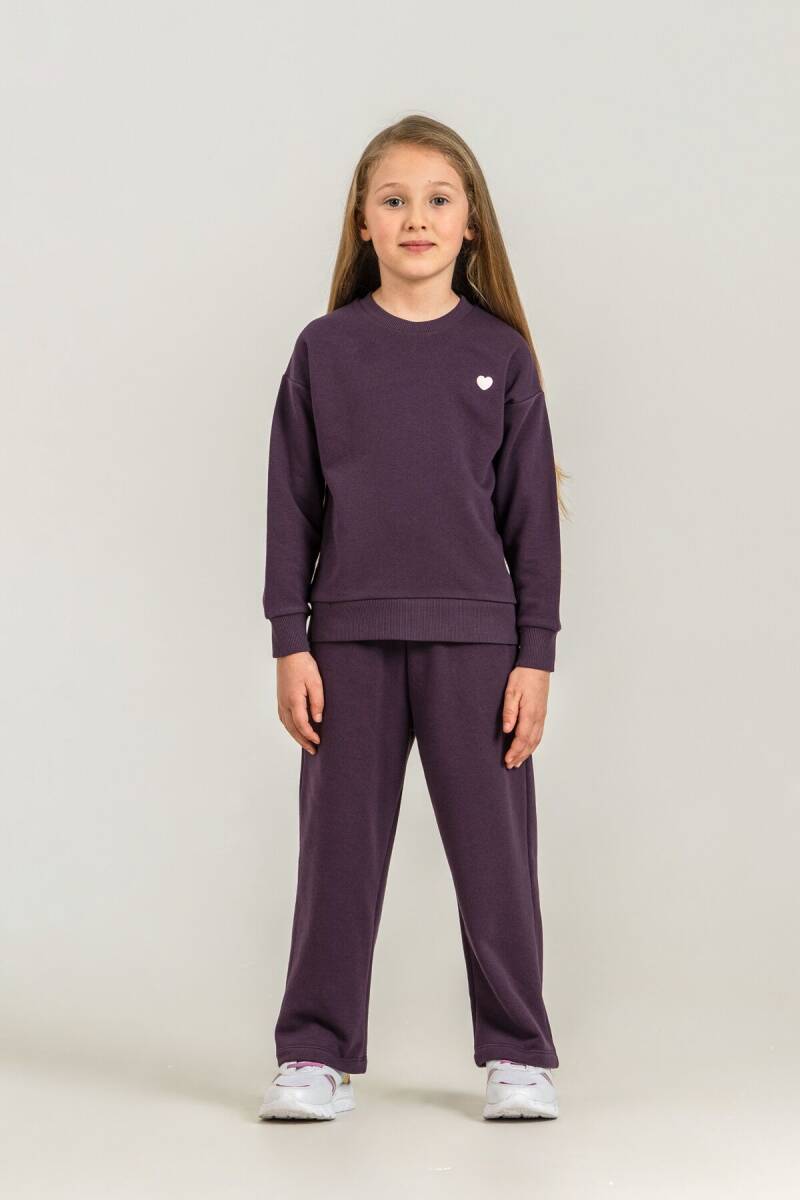 Rolypoly Kız Çocuk Sweet And Chic Mor Eşofman Takımı RP3921-C-V3 - 5