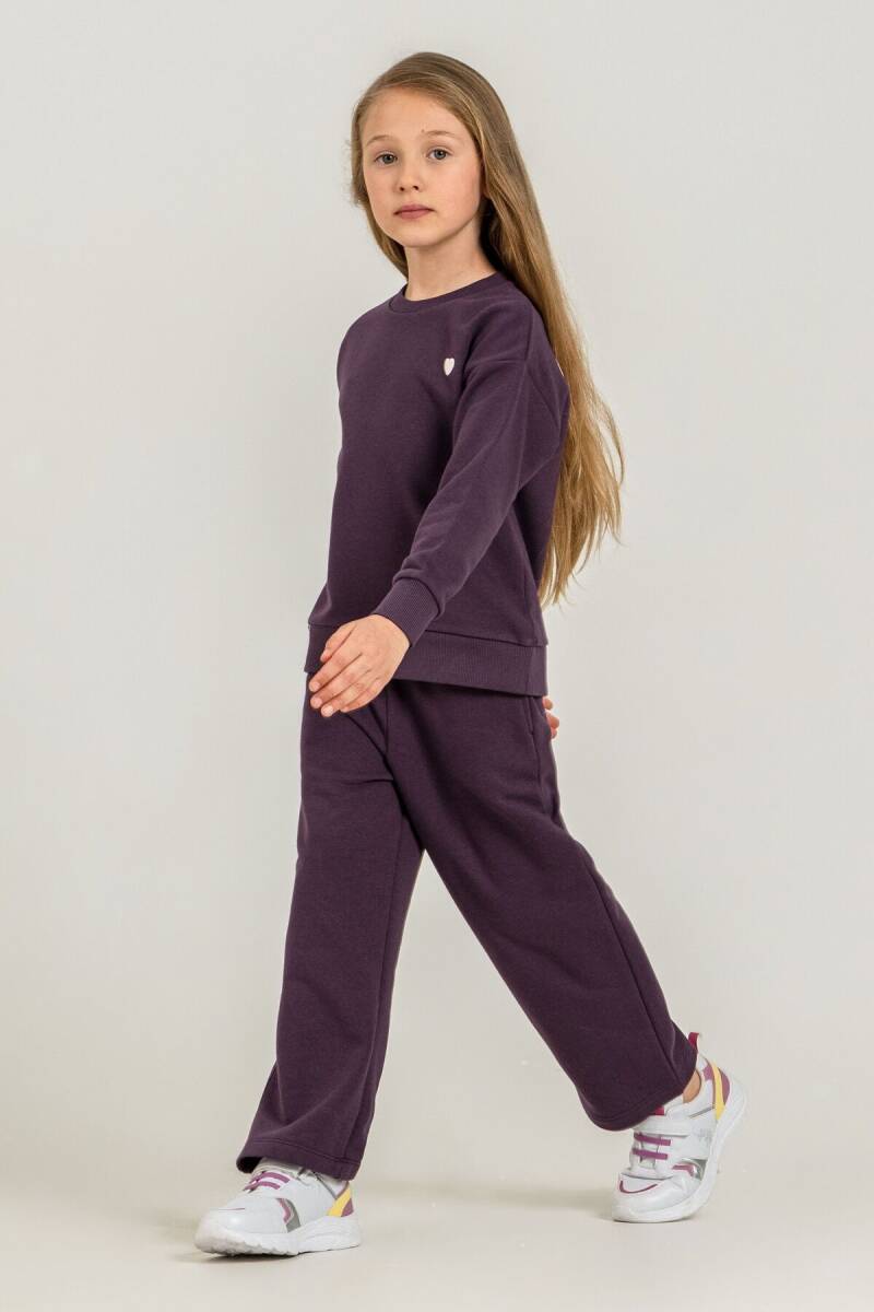 Rolypoly Kız Çocuk Sweet And Chic Mor Eşofman Takımı RP3921-C-V3 - 2