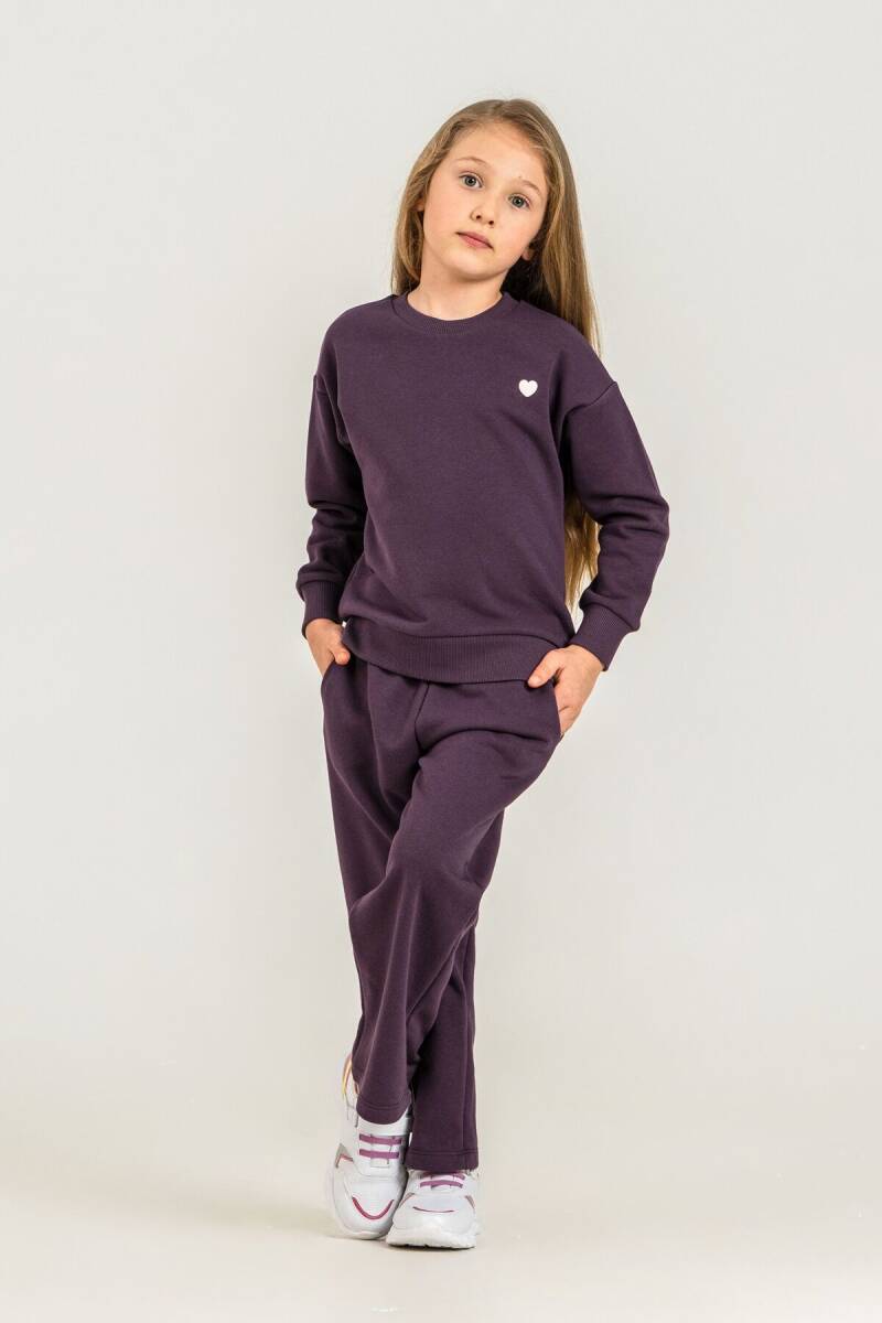 Rolypoly Kız Çocuk Sweet And Chic Mor Eşofman Takımı RP3921-C-V3 - 1