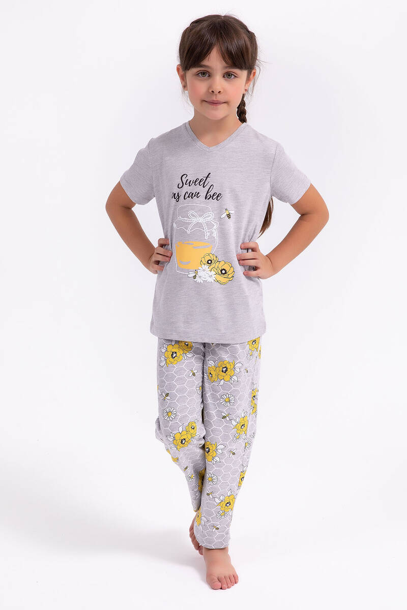 RolyPoly - Rolypoly Sweet As Can Bee Grimelanj Kız Çocuk Pijama Takımı