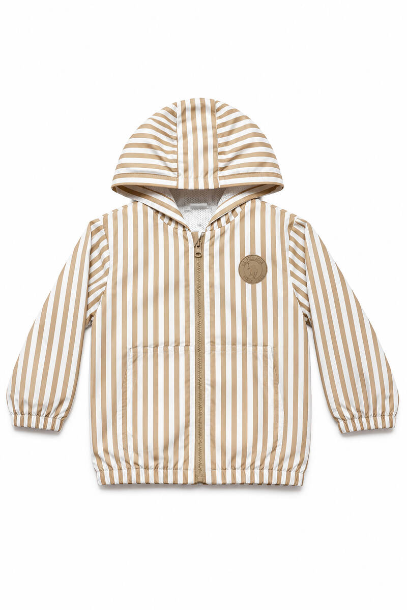 U.S. Polo Assn Erkek Bebek Krem Yağmurluk