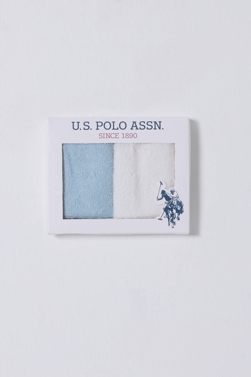 U.S. Polo Assn. Erkek Bebek Pamuklu Pigment Baskılı Yazlık Regular Fit Mavi Mendil USB2488-C-V1 - 2