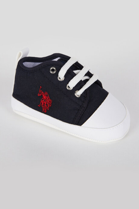 U.S. Polo Assn. Erkek Bebek Pamuklu Pigment Baskılı Yazlık Regular Fit Lacivert Ayakkabı USB1309-B-V4