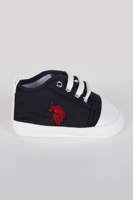 U.S. Polo Assn. Erkek Bebek Pamuklu Pigment Baskılı Yazlık Regular Fit Lacivert Ayakkabı USB1309-B-V4 (1)