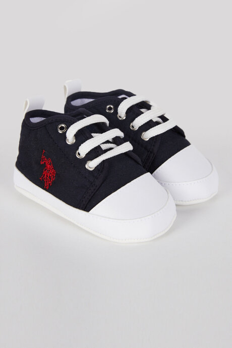 U.S. Polo Assn. Erkek Bebek Pamuklu Pigment Baskılı Yazlık Regular Fit Lacivert Ayakkabı USB1309-B-V4 - 3