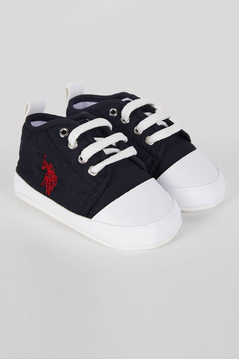 U.S. Polo Assn. Erkek Bebek Pamuklu Pigment Baskılı Yazlık Regular Fit Lacivert Ayakkabı USB1309-B-V4 - 3