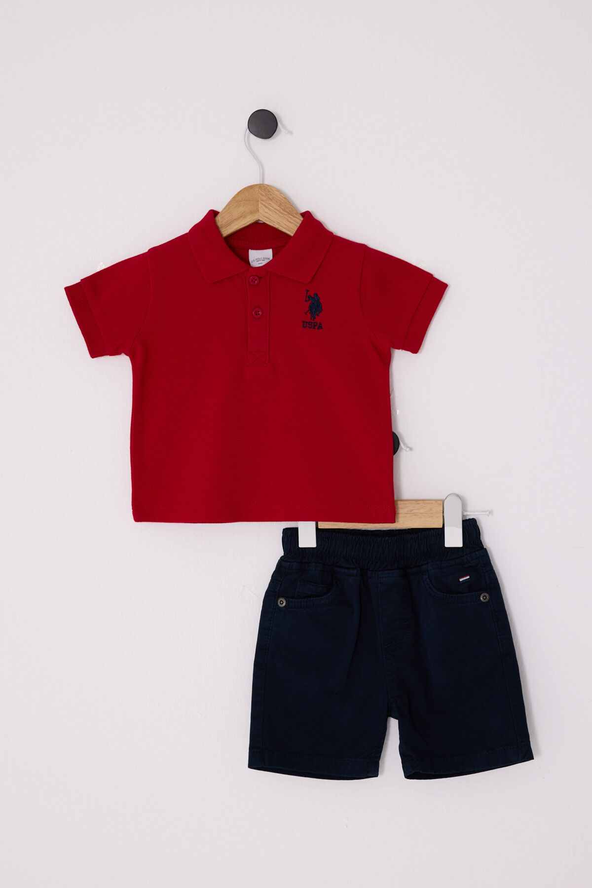 U.S. Polo Assn Erkek Bebek Kırmızı Takım
