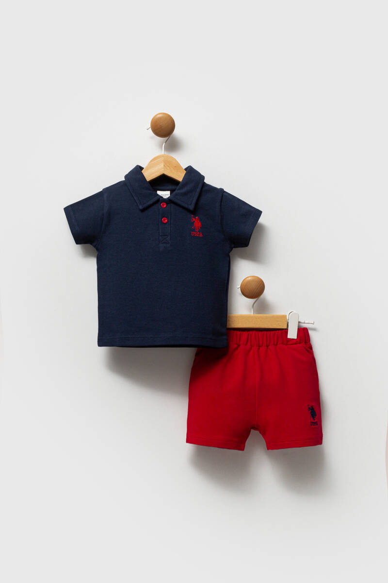 U.S. Polo Assn. Erkek Bebek Lacivert Tişört Takım
