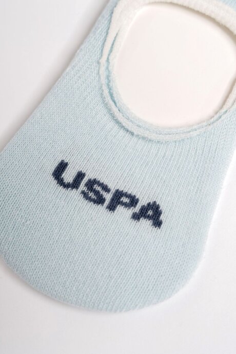 U.S. Polo Assn. Erkek Bebek Pamuklu Baskılı Yazlık Regular Fit Beyaz Çorap USB2601-C-V2 - 5