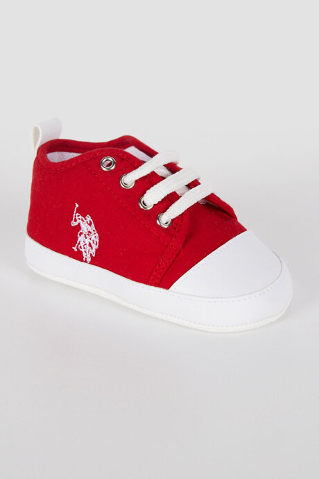 U.S. Polo Assn. Erkek Bebek Pigment Baskılı Yazlık Regular Fit Kırmızı Ayakkabı USB1309-B-V1