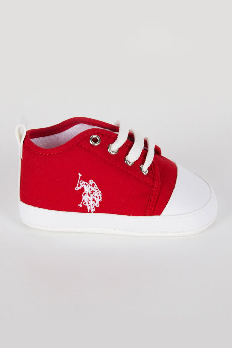 U.S. Polo Assn. Erkek Bebek Pigment Baskılı Yazlık Regular Fit Kırmızı Ayakkabı USB1309-B-V1 (1)