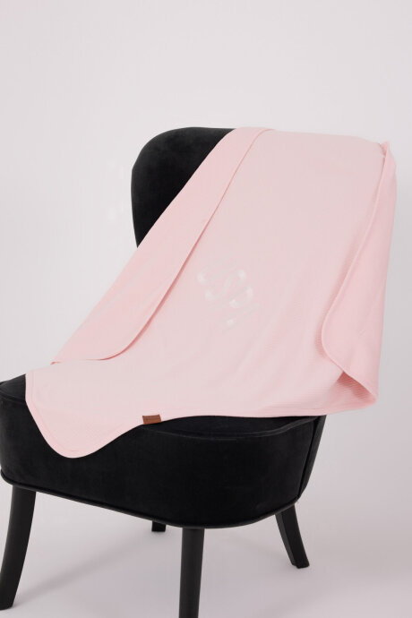 U.S. Polo Assn. Kız Bebek Örme Pembe Battaniye USB2474-C-V7 (1)