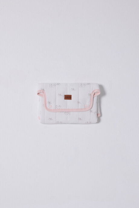 U.S. Polo Assn. Kız Bebek Pamuklu Pigment Baskılı Yazlık Regular Fit Beyaz Alt Değiştirme Minderi USB2352-C-V1