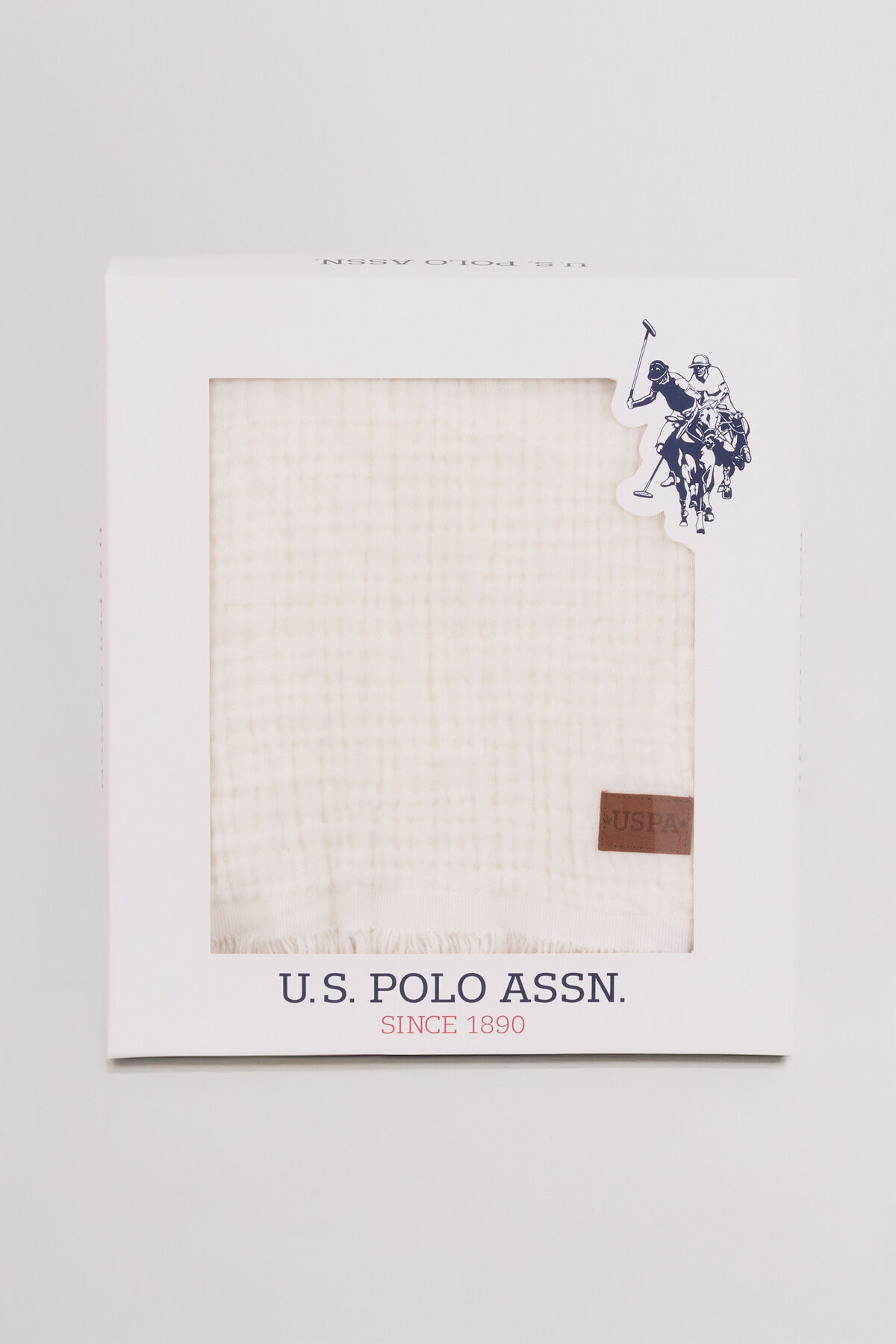 U.S. Polo Assn Kız Bebek Beyaz Battaniye