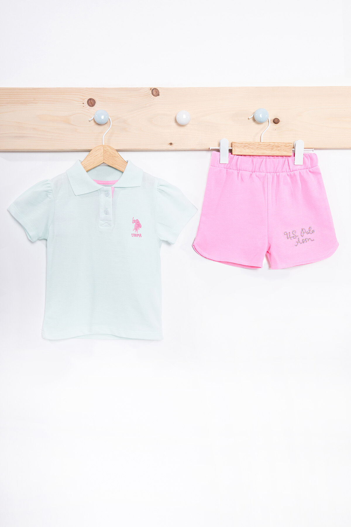 U.S. Polo Assn Kız Bebek Yeşil Takım