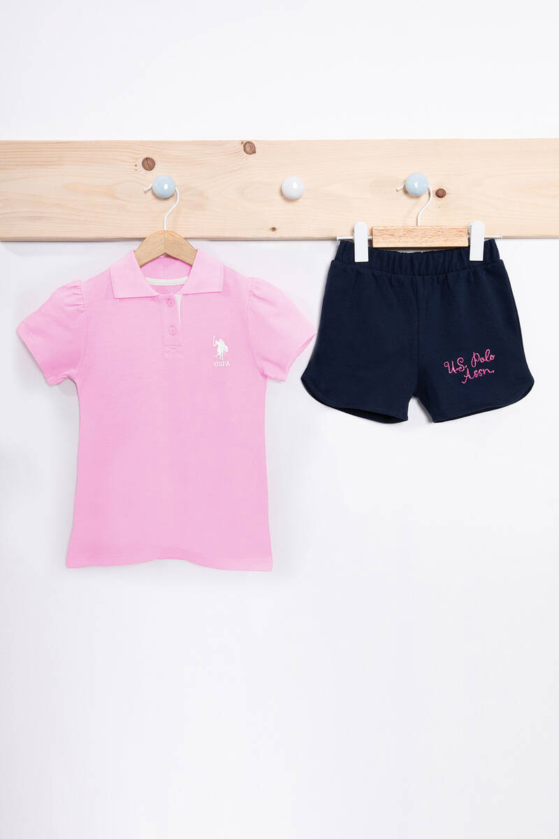 U.S. Polo Assn. Kız Bebek Pembe Bebek Takım