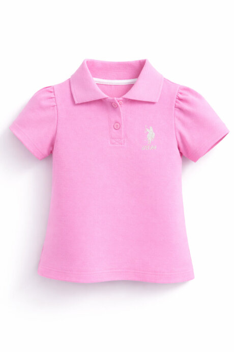U.S. Polo Assn. Kız Bebek Yazlık Regular Fit Pembe Bebek Takımı USB680-C-V-3 - 3
