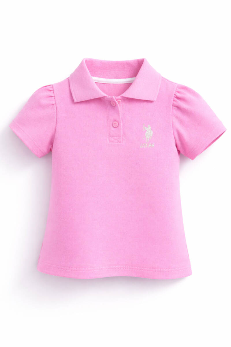 U.S. Polo Assn. Kız Bebek Yazlık Regular Fit Pembe Bebek Takımı USB680-C-V-3 - 3