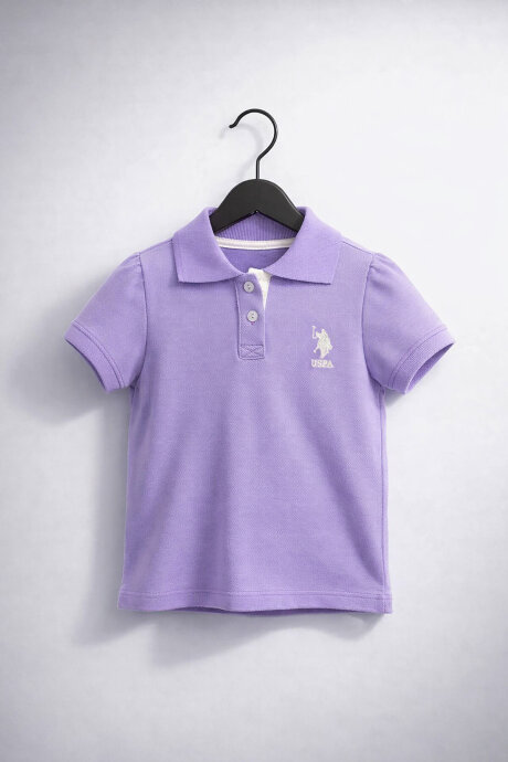 U.S. Polo Assn. Kız Bebek Yazlık Regular Fit Mor Bebek Takımı USB680-C-V-1 - 2