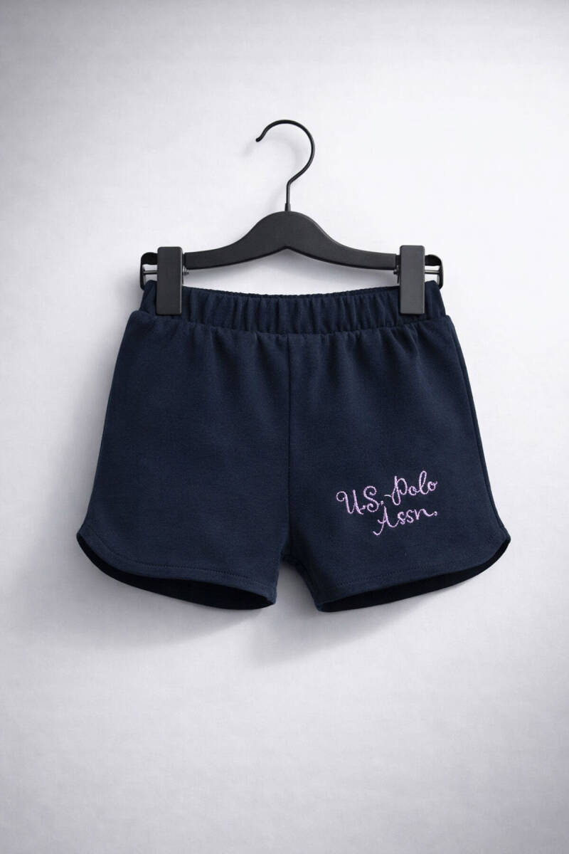U.S. Polo Assn. Kız Bebek Yazlık Regular Fit Mor Bebek Takımı USB680-C-V-1 - 5