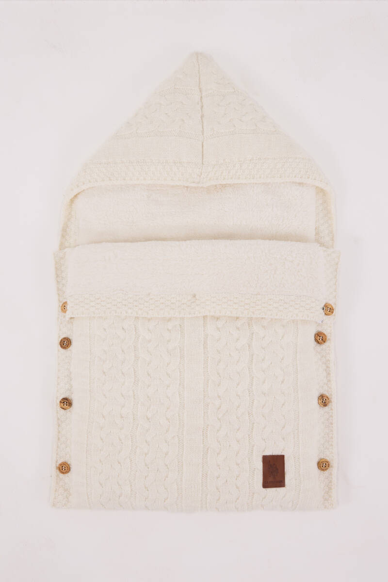 U.S. Polo Assn Bebek Kız Bebek Beyaz Kundak