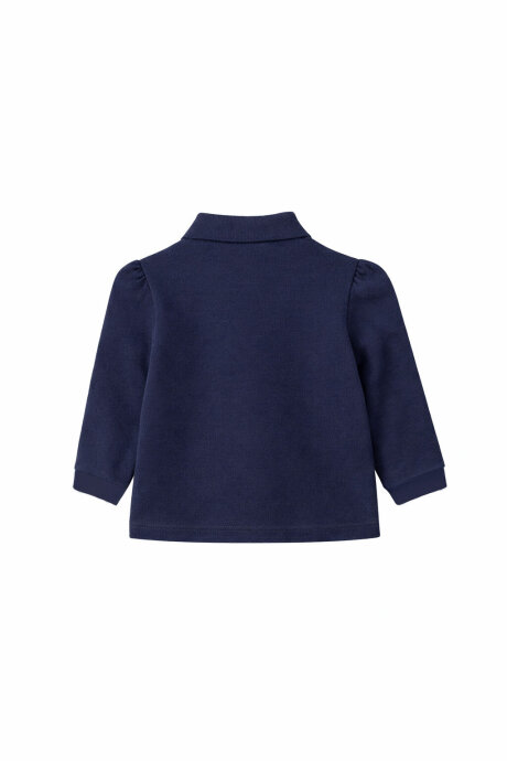 U.S. Polo Assn. Kız Bebek Polo Yaka Nakışlı Yazlık Regular Fit Mor T-Shirt USB3051-B-V7 (1)