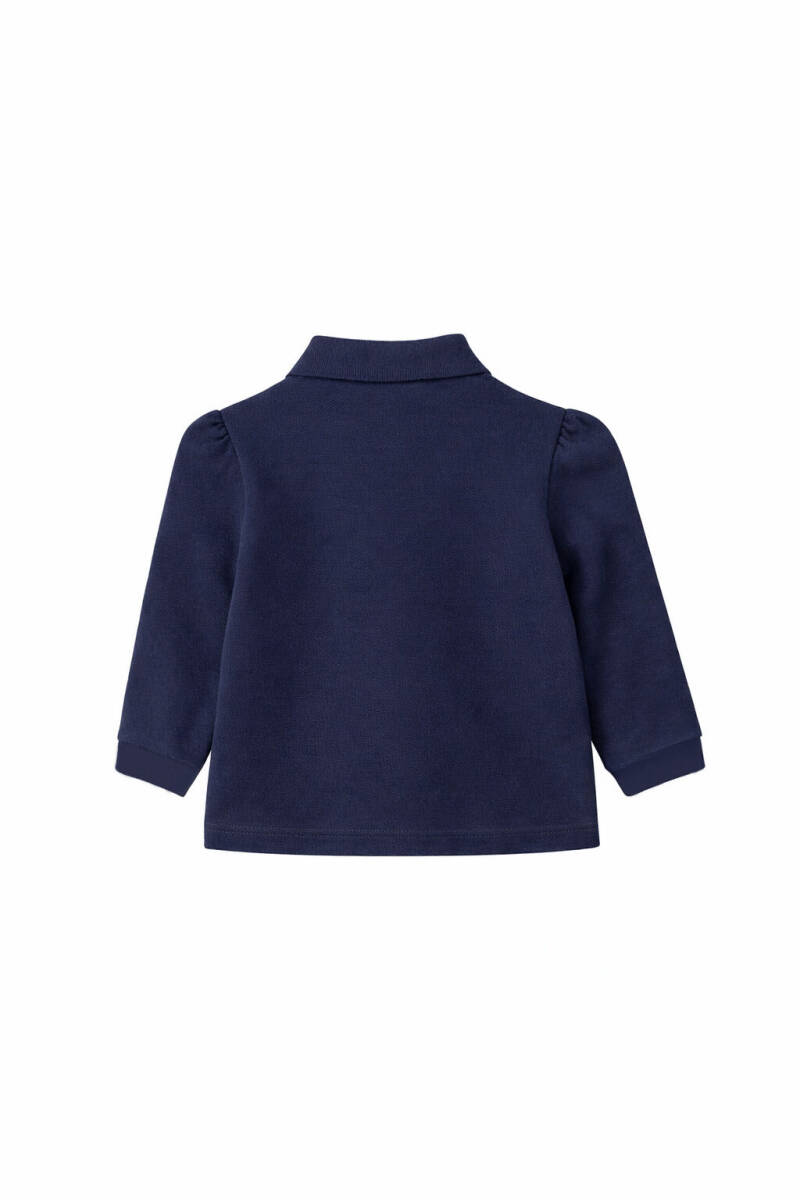 U.S. Polo Assn. Kız Bebek Pamuklu Polo Yaka Nakışlı Yazlık Regular Fit Mor T-Shirt USB3051-B-V7 - 2