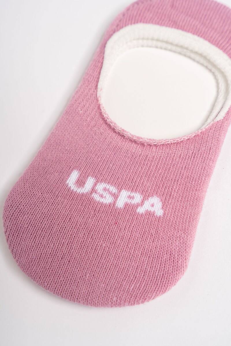 U.S. Polo Assn. Kız Bebek Baskılı Yazlık Regular Fit Pembe Çorap USB2801-C-V2 - 5