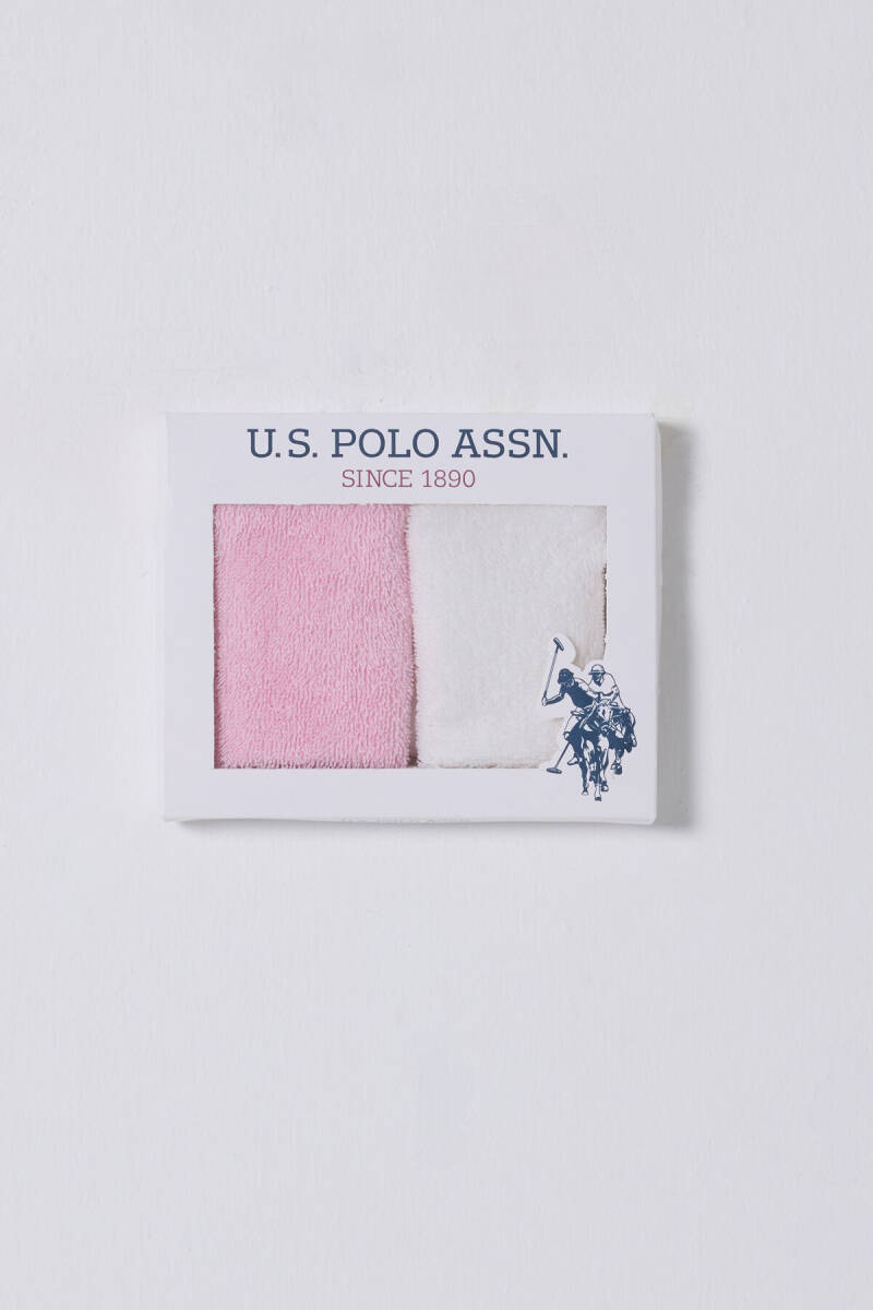 U.S. Polo Assn. Kız Bebek Pamuklu Pigment Baskılı Yazlık Regular Fit Pembe Mendil USB2493-C-V1 - 2