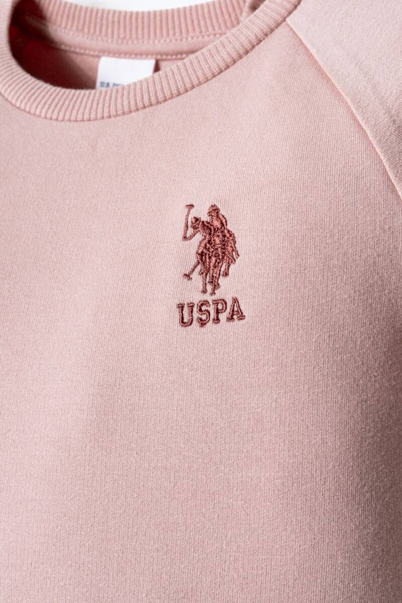 U.S. Polo Assn. Kız Bebek Pamuklu Örme Pembe Bebek Takımı USB2741-C-V5 - 2