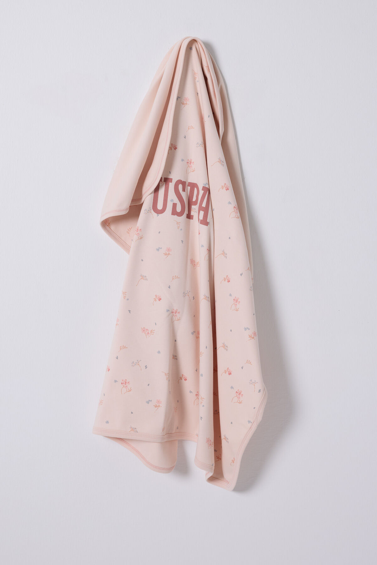 U.S. Polo Assn Kız Bebek Pembe Battaniye