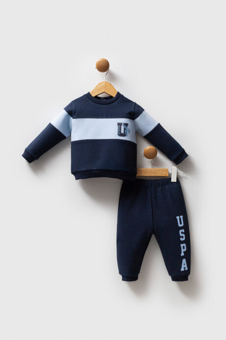 U.S. Polo Assn. Erkek Bebek Kışlık Regular Fit Lacivert Bebek Takımı USB2540-C-V2 