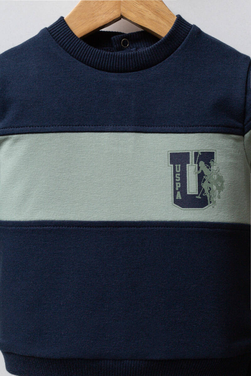 U.S. Polo Assn. Erkek Bebek Kışlık Regular Fit Lacivert Bebek Takımı USB2540-C-V1 - 2