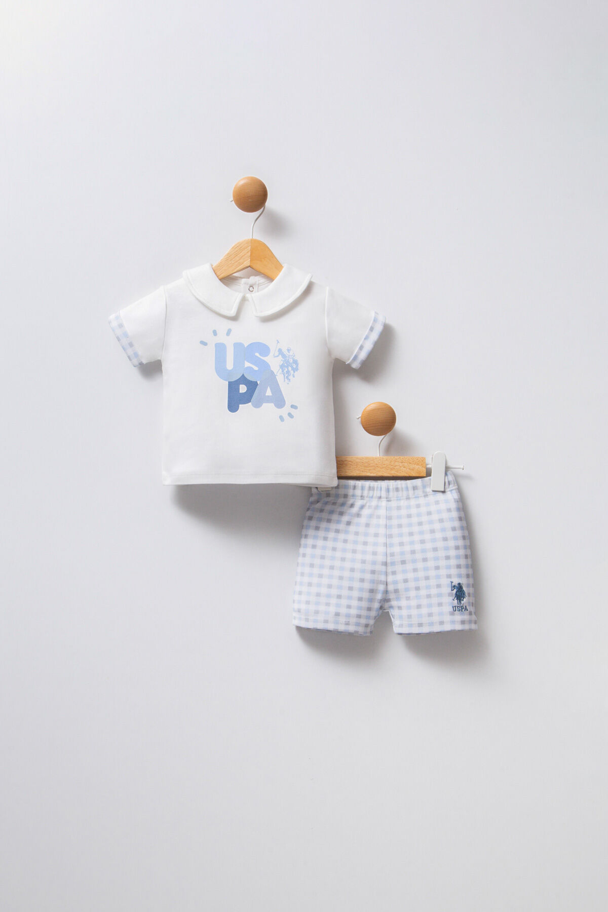 U.S. Polo Assn Erkek Bebek Beyaz Takım