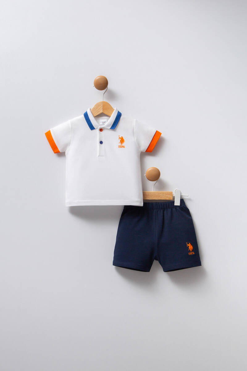 U.S. Polo Assn. Erkek Bebek Beyaz Bebek Takım