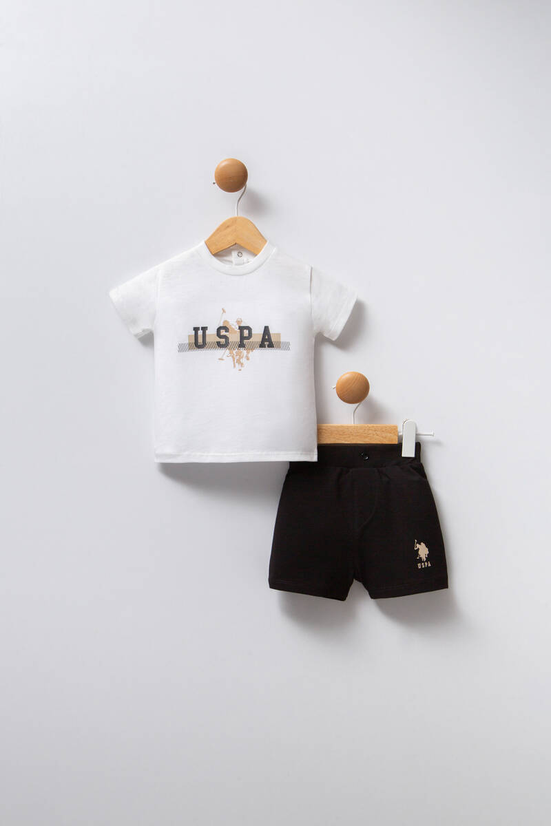 U.S. Polo Assn. Erkek Bebek Krem Bebek Takım