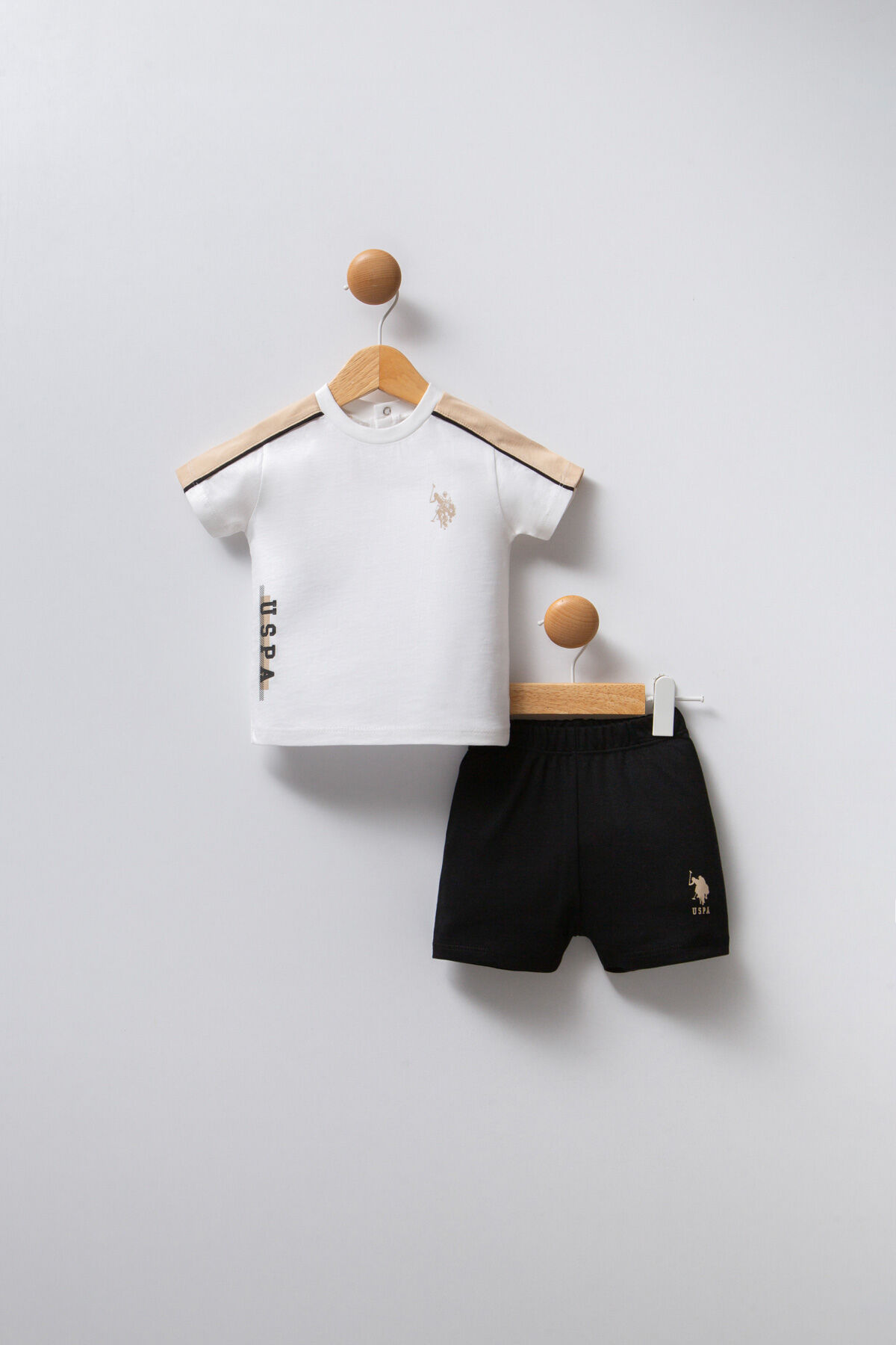 U.S. Polo Assn Erkek Bebek Krem Takım