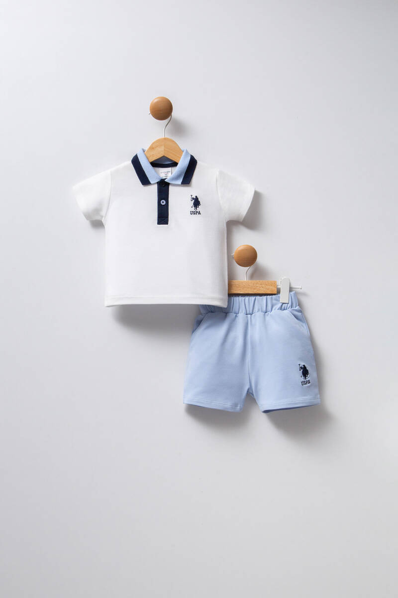 U.S. Polo Assn. Erkek Bebek Mavi Bebek Takım