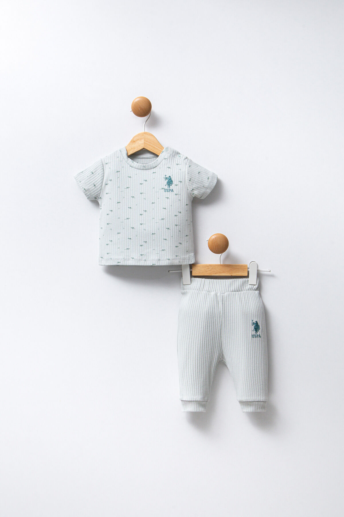 U.S. Polo Assn Erkek Bebek Yeşil Takım