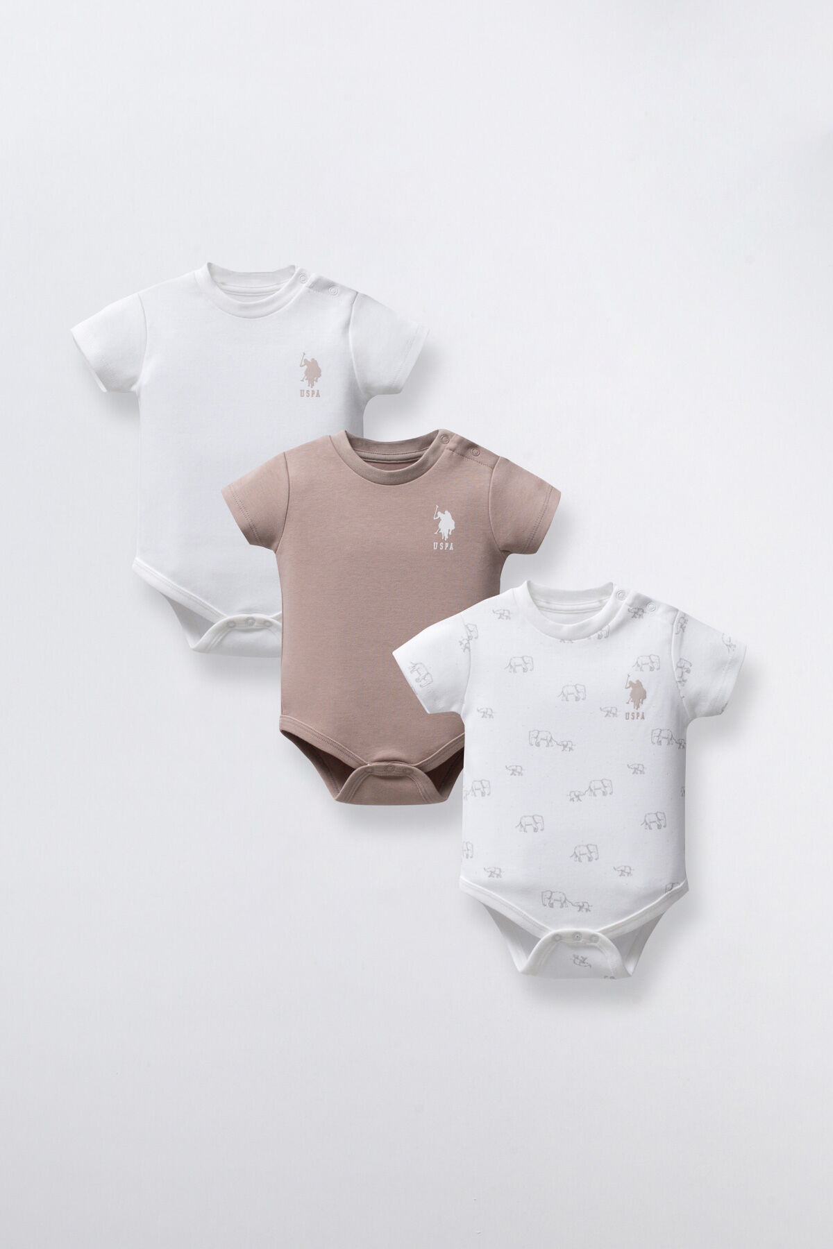 U.S. Polo Assn Erkek Bebek 3'lü Zıbın