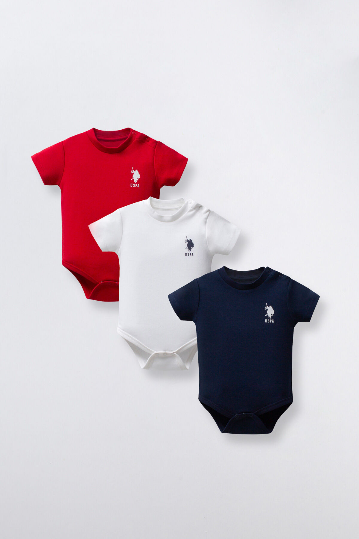 U.S. Polo Assn Erkek Bebek 3'lü Zıbın