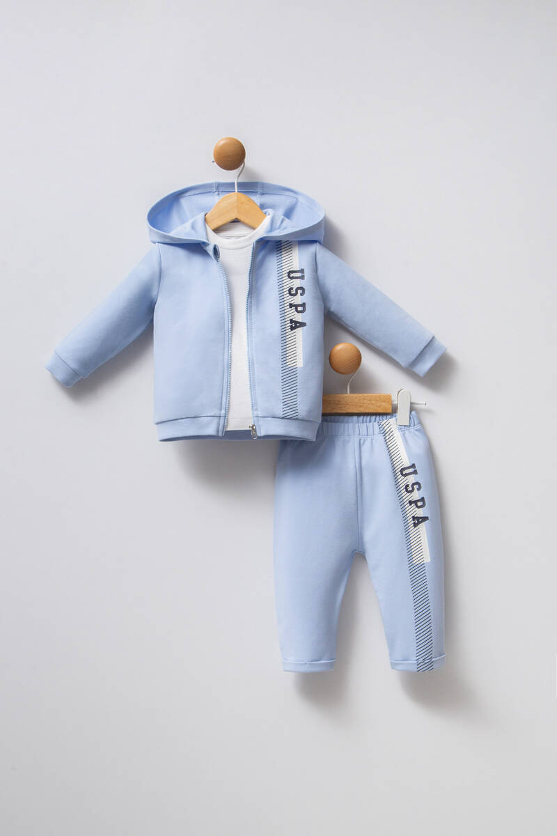 U.S. Polo Assn. Erkek Bebek Mavi Bebek Takım