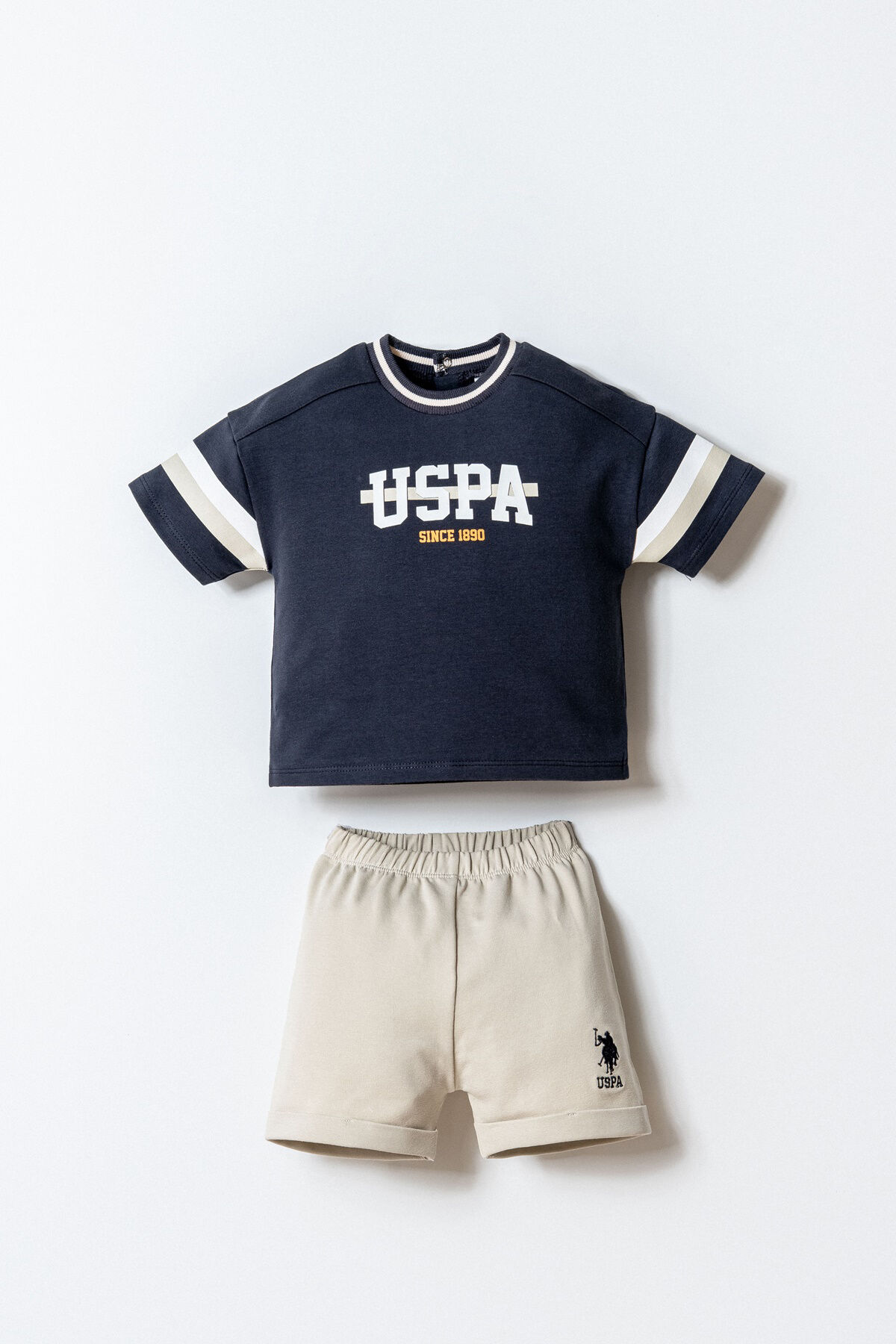 U.S. Polo Assn. Erkek Bebek Antrasit Şort Takım