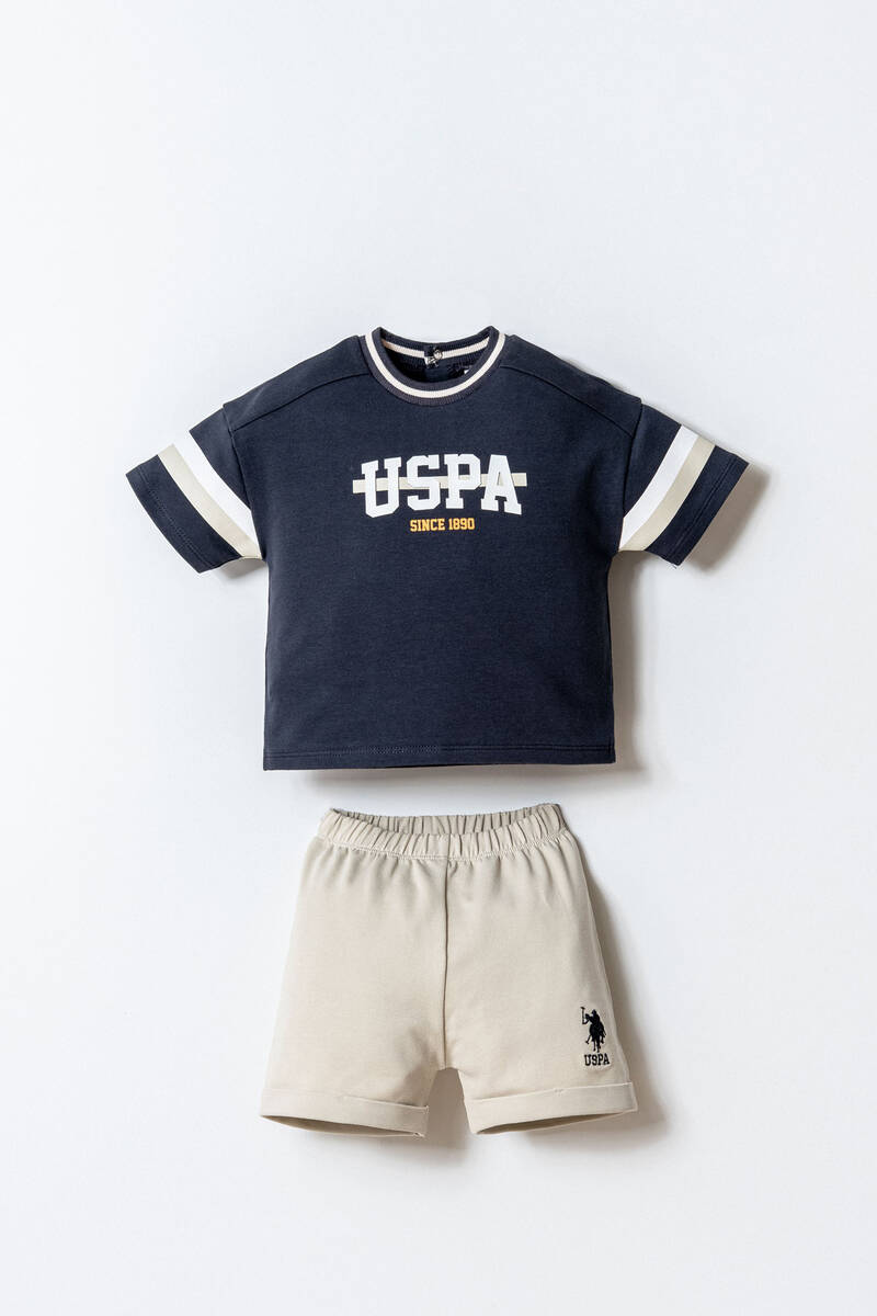U.S. Polo Assn. Erkek Bebek Antrasit Şort Takım
